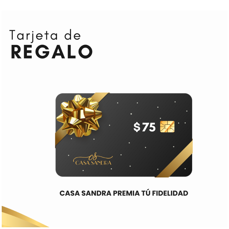 Tarjeta de Regalo $75